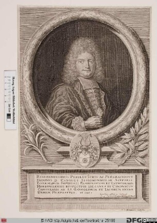 Bildnis Carl Sigismund von Aufseß (1714 Frhr.)