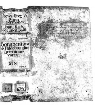 Joh. Gewss sermones - BSB Clm 11751