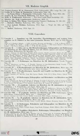 VIII. Convolute (Nr. 772-788)