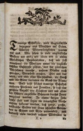 Traurige Schicksale, viele Unglücksfälle ...