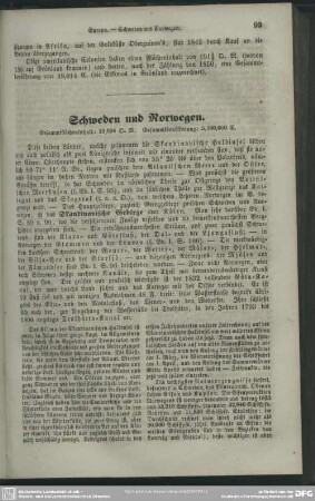 Schweden und Norwegen