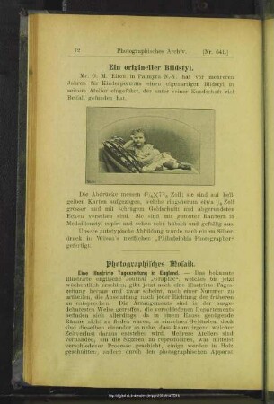 Ein origineller Bildstyl