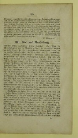 31. Kiel und Rendsburg