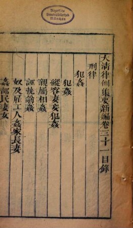 Da Qing lü li zeng ding hui tong xin zuan, 5