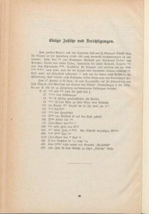 Einige Zusätze und Berichtigungen