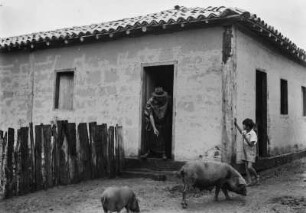 Gasthaus : Gasthaus nahe des Rio Tieté. Im angrenzenden Hof werden Schweine gehalten.