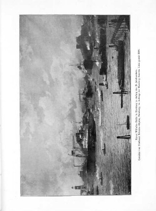 Kaiser Wilhelm-Hafen in Hamburg zu Anfang des 20. Jahrhunderts