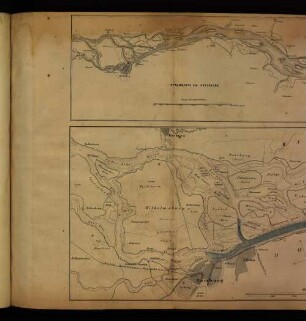 Karte der Elbe vom Buntenhause bis zur Mündung der Lühe, 1855