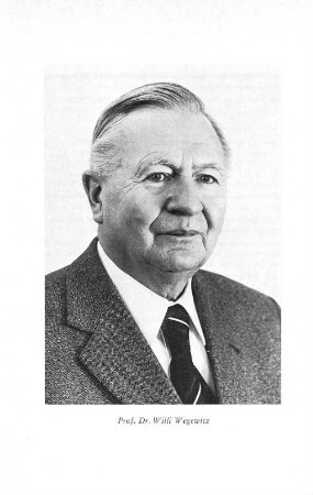 Prof. Dr. Willi Wegewitz