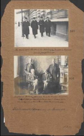 Kurländische Abordnung in Berlin 1918: Mitglieder der Abordnung