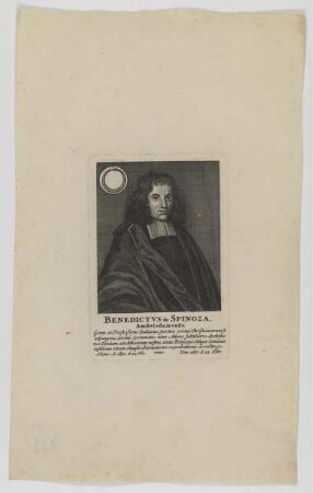 Bildnis des Benedictvs de Spinosa