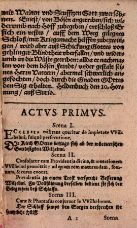 Wilhelmus Dux Aquitaniae poenitentiae luculentum exemplum, Das ist: Bueß-Spiegel Hertzog Wilhelm auß Auqitania : von der Jugendt deß Chur-Fürstlichen Gymnasiee zu Burgkhausen auff dem Theatro vorgestellt ... im Jahr M.DC.XLVII