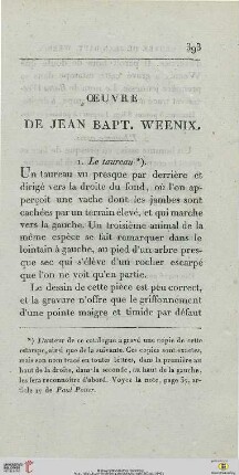 Oeuvre de Jean Bapt. Weenix