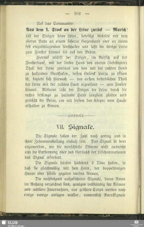VII. Signale