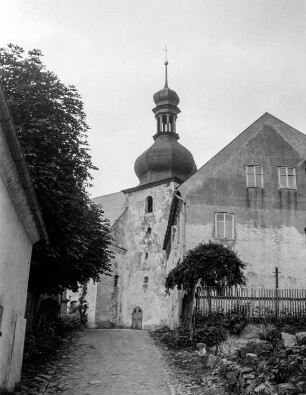Dorfkirche St. Katharina : Katharinaberg (Hora Svate Kateriny/Tschechische Republik). Dorfkirche St. Katharina