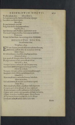Descriptio noctis, seu adventus eius.