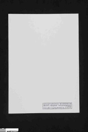 Vermögen des verstorbenen Franz Jacob Schott