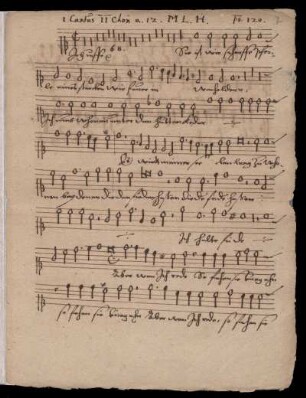 1. Cantus, II Chori