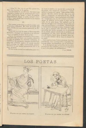 Los poetas - [Caricatura]