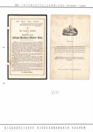 Rick, Joseph Mathias Walter