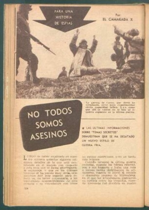No todos somos asesinos : Para una historia de espías
