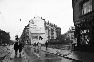 Altstadtsanierung mit Mittelachse Fritz-Erler-Straße.