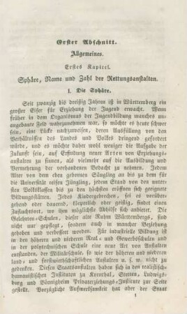 Erster Abschnitt: Allgemeines