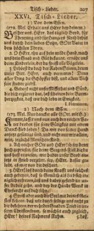 XXVI. Tisch-Lieder.
