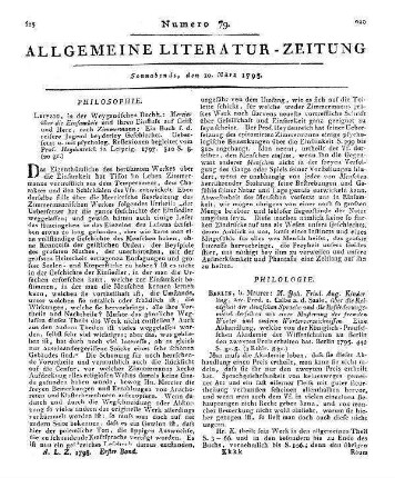 1798: Allgemeine Literatur-Zeitung