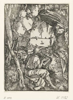 Heiliger Hieronymus in der Felsengrotte