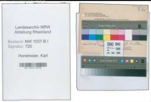 Entnazifizierung Karl Horstmeier , geb. 29.01.1888 (Beamter)