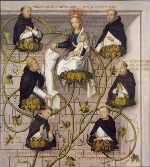 Stammbaum der Dominikaner (oberer Teil)