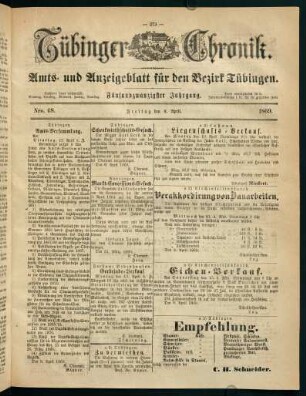 273-294, 9. April (Nr. 68) - 14. April (Nr. 72)