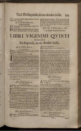 Libri Vigesimi Quinti.