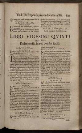 Libri Vigesimi Quinti.