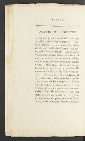 Quatrième journée.