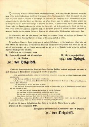 064 Verhängung des Belagerungszustandes