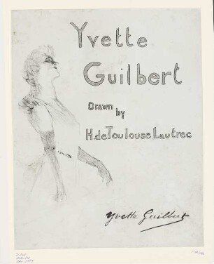 Yvette Guilbert, aus: "Yvette Guilbert"