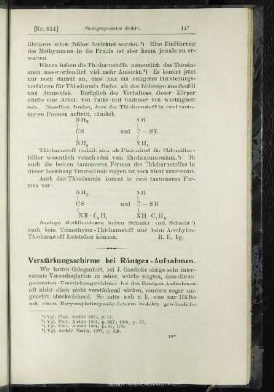 Verstärkungsschirme bei Röntgen-Aufnahmen