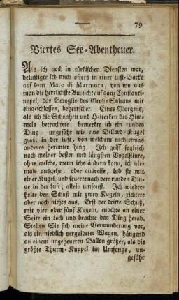 Viertes See-Abentheuer