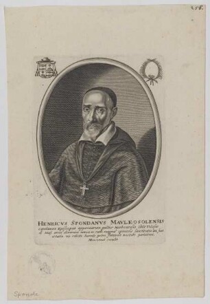 Bildnis des Henricvs Spondanvs