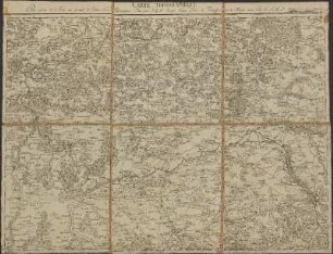 Carte Topographique Pour servir de Suite au grand Atlas d'Allemagne