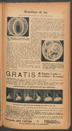 Remolinos de luz : Las maravillas de la electricidad
