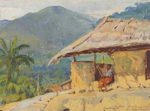 Rasthaus Sanschu am Fuß der Mbo-Berge