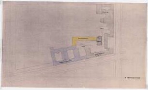 Reichsluftfahrtministerium, Berlin: Lageplan [1:250] (vorhandene Bebauung)
