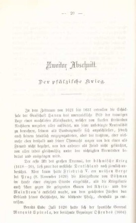 Zweiter Abschnitt. Der pfälzische Krieg.