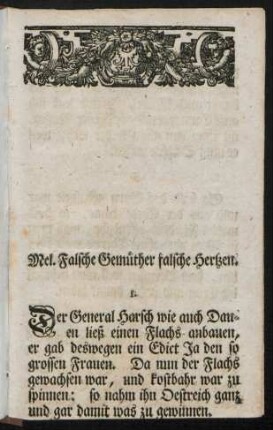 Mel. Falsche Gemüther falsche Hertzen