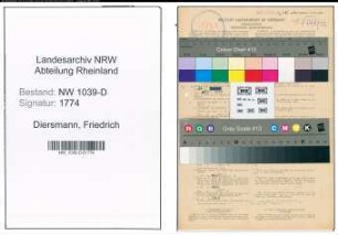 Entnazifizierung Friedrich Diersmann , geb. 14.06.1898 (Lehrer)