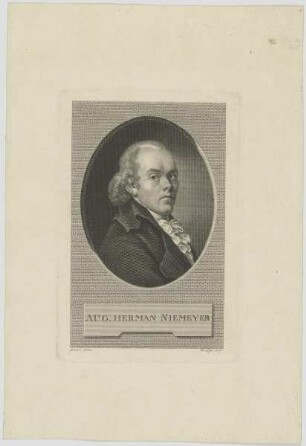 Bildnis des Aug. Herman Niemeyer