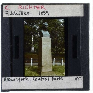 New York, Richter, Schiller-Büste